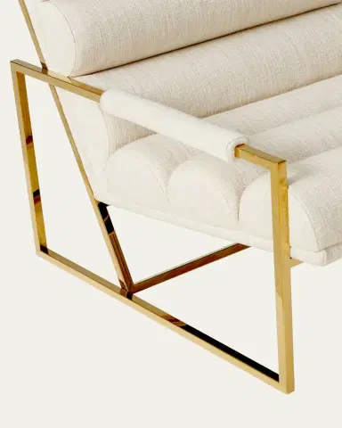 Jonathan Adler Channeled Goldfinger Lounge Chair | Thumbnail 4