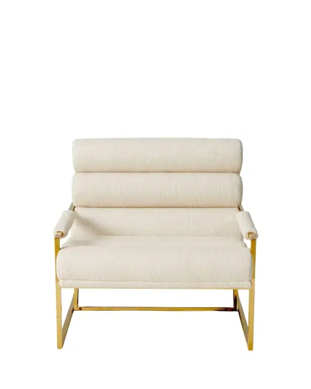 Jonathan Adler Channeled Goldfinger Lounge Chair