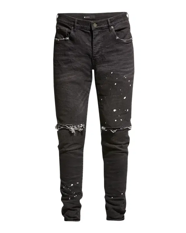 Men 's Slim-Fit Distressed Low-Rise Skinny Jeans