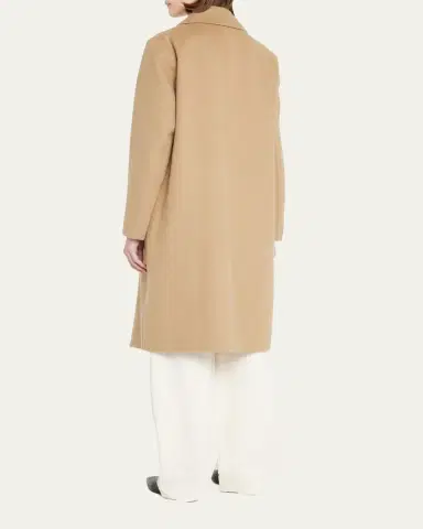 Vince Classic Straight Wool-Blend Coat | Thumbnail 6 Vince Classic Straight Wool-Blend Coat | Thumbnail 6