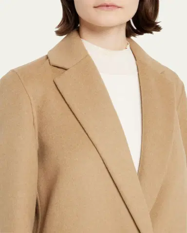 Vince Classic Straight Wool-Blend Coat | Thumbnail 8 Vince Classic Straight Wool-Blend Coat | Thumbnail 8