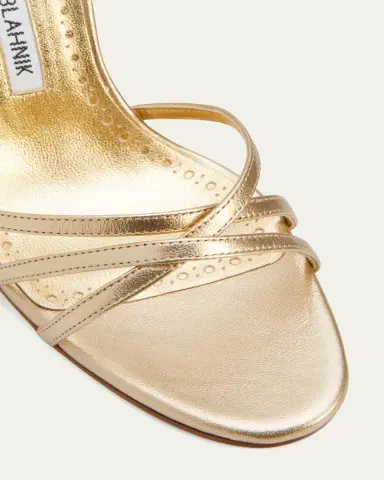 Manolo Blahnik Leva Strappy Ankle-Wrap Sandals | Thumbnail 3 Manolo Blahnik Leva Strappy Ankle-Wrap Sandals | Thumbnail 3