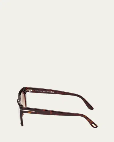 Tom Ford Havana Acetate Cat-Eye Sunglasses | Thumbnail 3 Tom Ford Havana Acetate Cat-Eye Sunglasses | Thumbnail 3