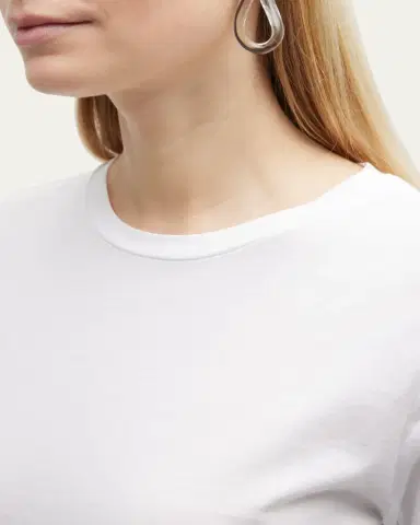 Theory Tiny Tee Long-Sleeve Cotton T-Shirt | Thumbnail 5