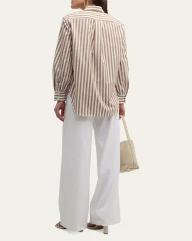 rag & bone Maxine Striped Button-Front Shirt | Thumbnail 3