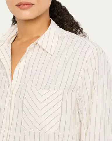 rag & bone Maxine Striped Button-Front Shirt | Thumbnail 9