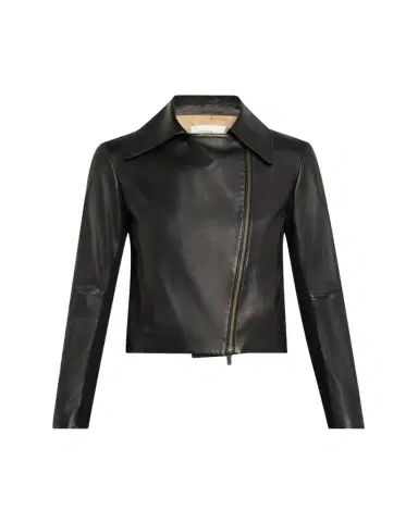 Vince Leather Zip-Front Jacket | Thumbnail 1