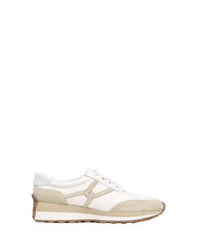 Veronica Beard Valentina Mixed Leather Retro Sneakers | Thumbnail 1 Veronica Beard Valentina Mixed Leather Retro Sneakers | Thumbnail 1
