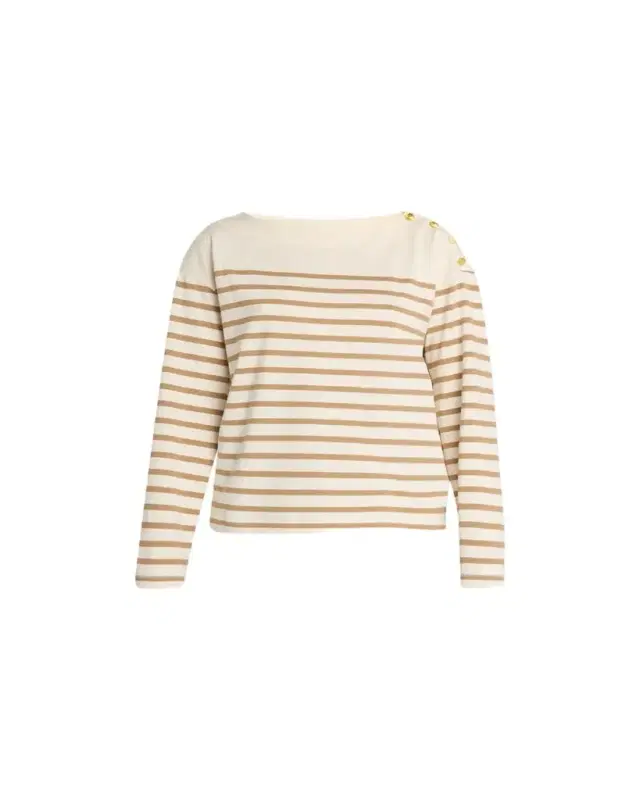 rag & bone Bardot Striped Long Sleeve Top