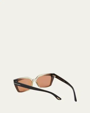 Tom Ford Winona Acetate T-Logo Cat-Eye Sunglasses | Thumbnail 3 Tom Ford Winona Acetate T-Logo Cat-Eye Sunglasses | Thumbnail 3