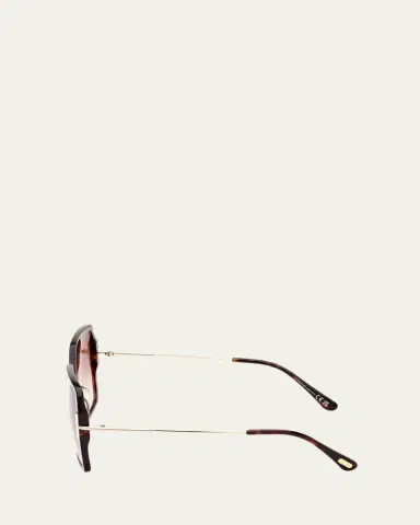 Tom Ford Joanna Mixed-Media Butterfly Sunglasses | Thumbnail 3