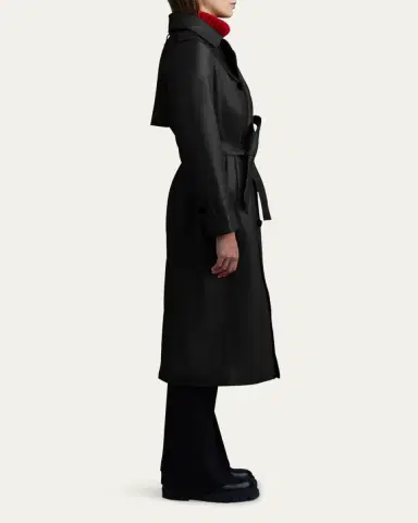 Mackage Gael Belted Leather Trench Coat | Thumbnail 4 Mackage Gael Belted Leather Trench Coat | Thumbnail 4