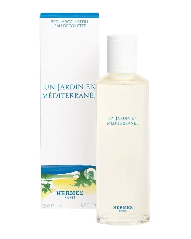 Hermes Un Jardin en Méditerranée Eau de Toilette Refill, 6.5 oz.