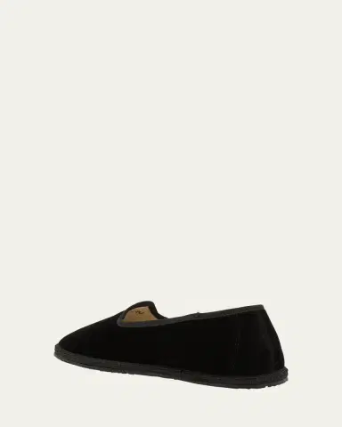Vibi Venezia Velvet Slip-On Ballerina Loafers | Thumbnail 4