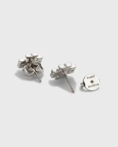 Tory Burch Icon Pavé Stud Earrings | Thumbnail 4 Tory Burch Icon Pavé Stud Earrings | Thumbnail 4