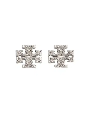 Tory Burch Icon Pavé Stud Earrings | Thumbnail 1 Tory Burch Icon Pavé Stud Earrings | Thumbnail 1