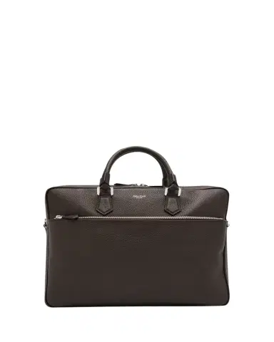 Serapian Men's Slim Briefcase in Cachemire Leather | Thumbnail 1