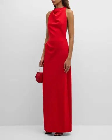 Proenza Schouler Faye Backless Matte Crepe Gown | Thumbnail 3 Proenza Schouler Faye Backless Matte Crepe Gown | Thumbnail 3