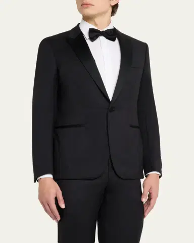 Zegna Men's Wool Evening Suit | Thumbnail 4 Zegna Men's Wool Evening Suit | Thumbnail 4
