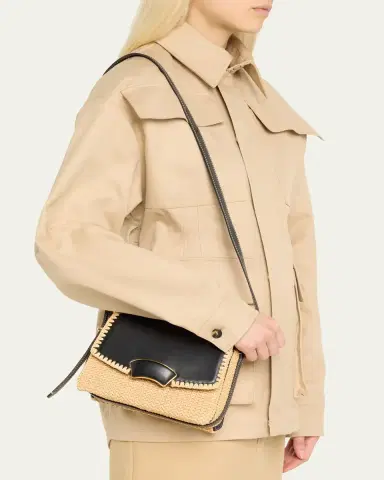 3.1 Phillip Lim ID Flap Raffia Shoulder Bag | Thumbnail 2