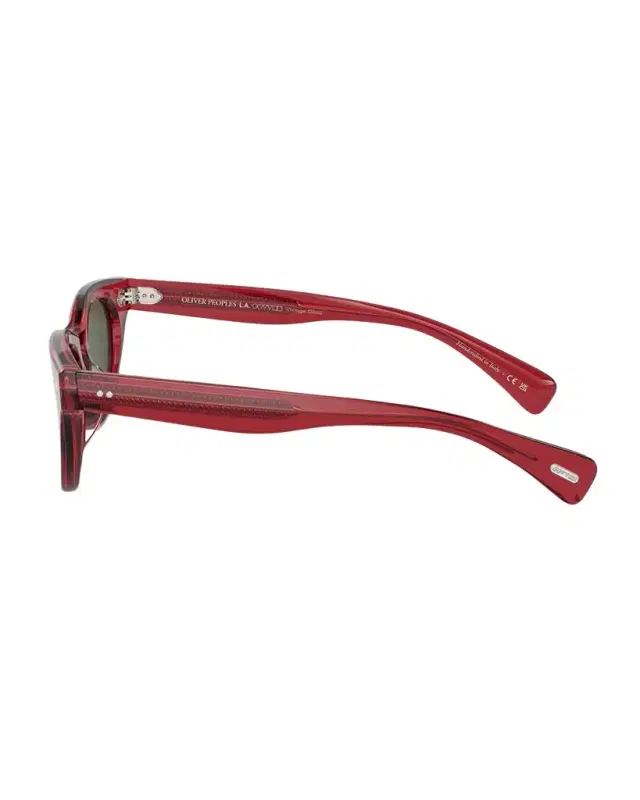 Oliver Peoples Avelin Havana Acetate Butterfly Sunglasses