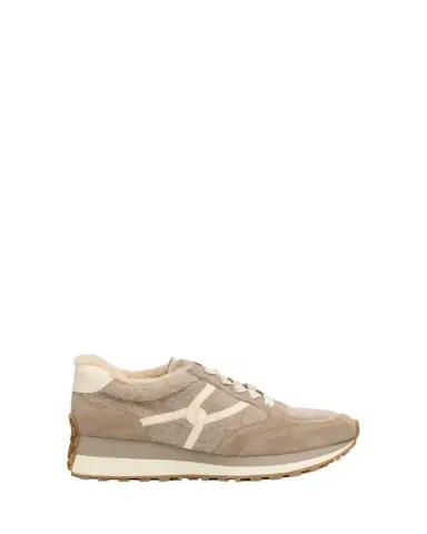 Veronica Beard Valentina Suede Shearling Retro Sneakers | Thumbnail 1