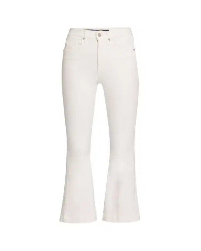 Veronica Beard Carson High-Rise Ankle Flare Jeans