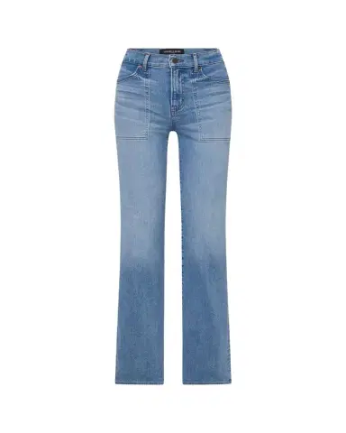 Veronica Beard Crosbie Wide-Leg Jeans with Pocket Details | Thumbnail 1 Veronica Beard Crosbie Wide-Leg Jeans with Pocket Details | Thumbnail 1