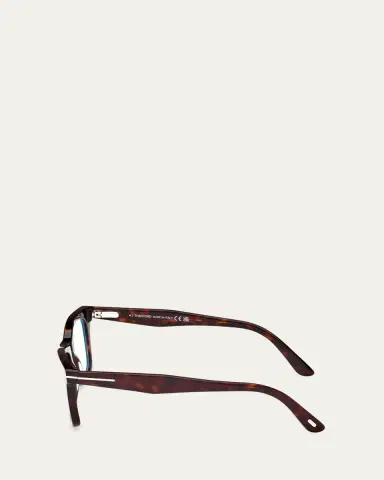 Tom Ford Men's Blue Light-Blocking Square Glasses with Clip-On Lenses | Thumbnail 3 Tom Ford Men's Blue Light-Blocking Square Glasses with Clip-On Lenses | Thumbnail 3