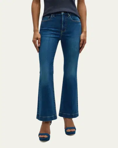 Veronica Beard Carson Ankle Flare Jeans | Thumbnail 4 Veronica Beard Carson Ankle Flare Jeans | Thumbnail 4
