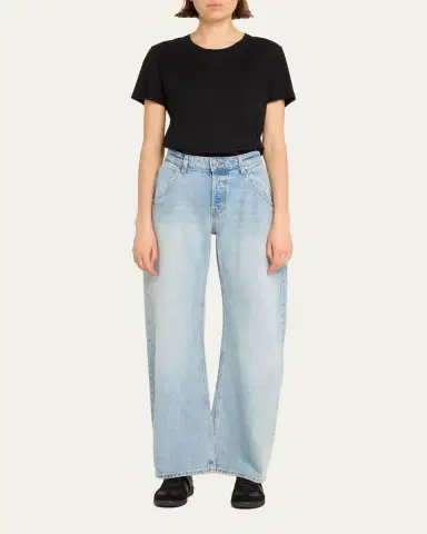 EB Denim Enzo Mid-Rise Barrel Jeans | Thumbnail 2