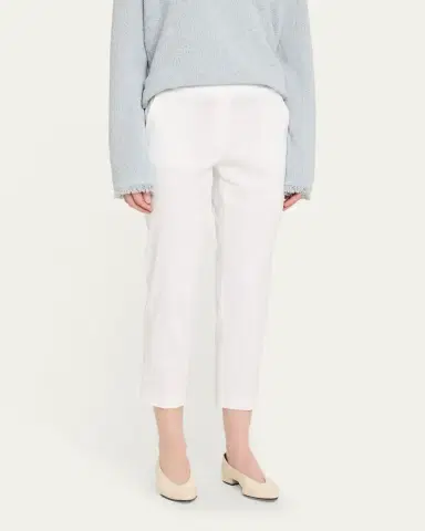 Theory Treeca Cropped Slim Pull-On Pants | Thumbnail 4