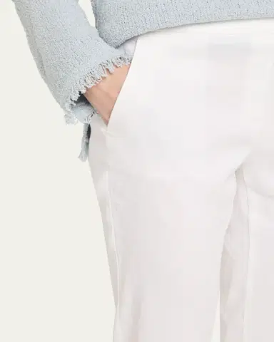 Theory Treeca Cropped Slim Pull-On Pants | Thumbnail 5