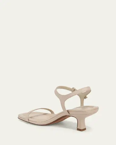 Vince Coco Leather Kitten-Heel Sandals | Thumbnail 7