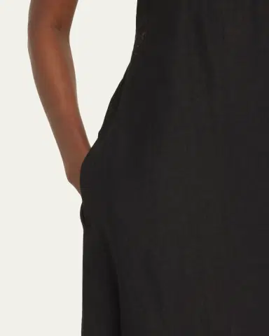 Nili Lotan Lelia Halter Backless Linen Maxi Dress | Thumbnail 5