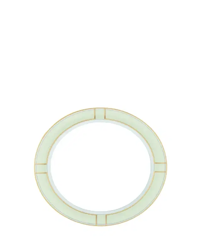 GINORI 1735 Diva Dinner Plate, Verde