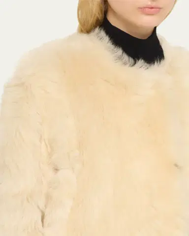 TOTEME Silky Shearling Coat | Thumbnail 5