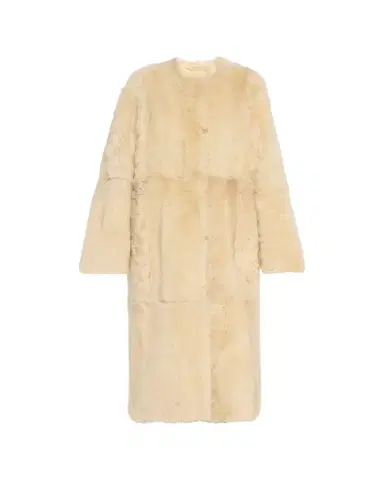 TOTEME Silky Shearling Coat | Thumbnail 1
