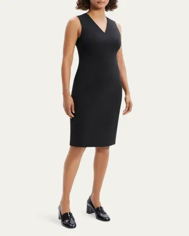 Theory Slim Midi Sheath Dress | Thumbnail 4