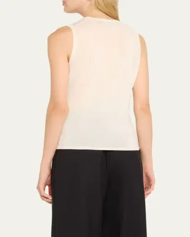 Theory Regal Merino Wool Crewneck Shell Top | Thumbnail 3