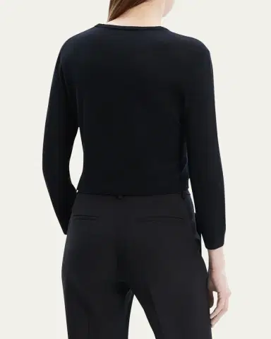 Theory Regal Merino Wool Cropped Cardigan | Thumbnail 3