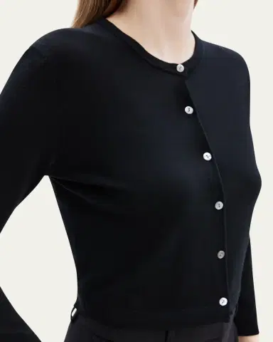 Theory Regal Merino Wool Cropped Cardigan | Thumbnail 5
