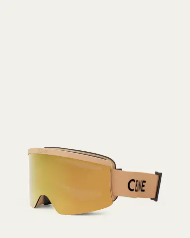 Celine Monochrome Logo-Print Ski Goggles | Thumbnail 4 Celine Monochrome Logo-Print Ski Goggles | Thumbnail 4