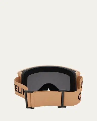 Celine Monochrome Logo-Print Ski Goggles | Thumbnail 7 Celine Monochrome Logo-Print Ski Goggles | Thumbnail 7