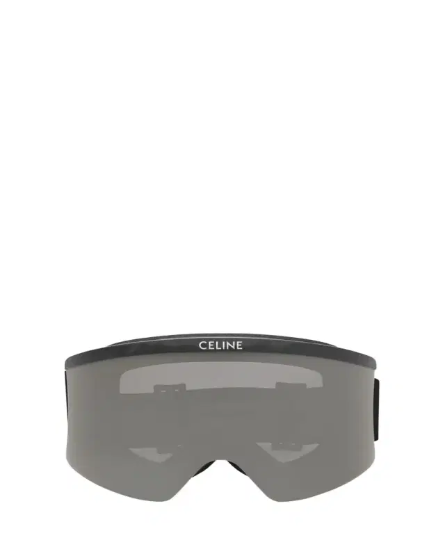Monochrome Logo-Print Ski Goggles
