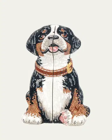 Judith Leiber Couture Puppy Juno Crystal Minaudiere | Thumbnail 3 Judith Leiber Couture Puppy Juno Crystal Minaudiere | Thumbnail 3