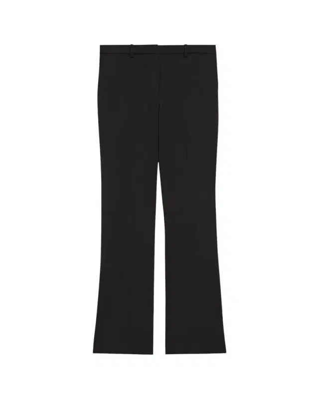 Theory Traceable Wool Slim Straight-Leg Trousers