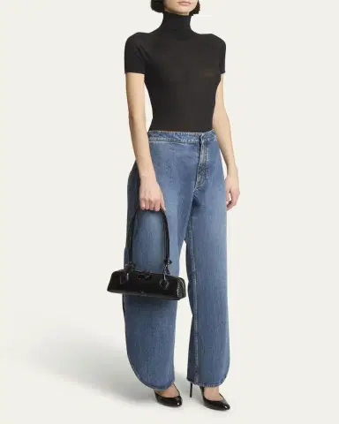 Alaïa Le Teckel Small Lizard Shoulder Bag | Thumbnail 5