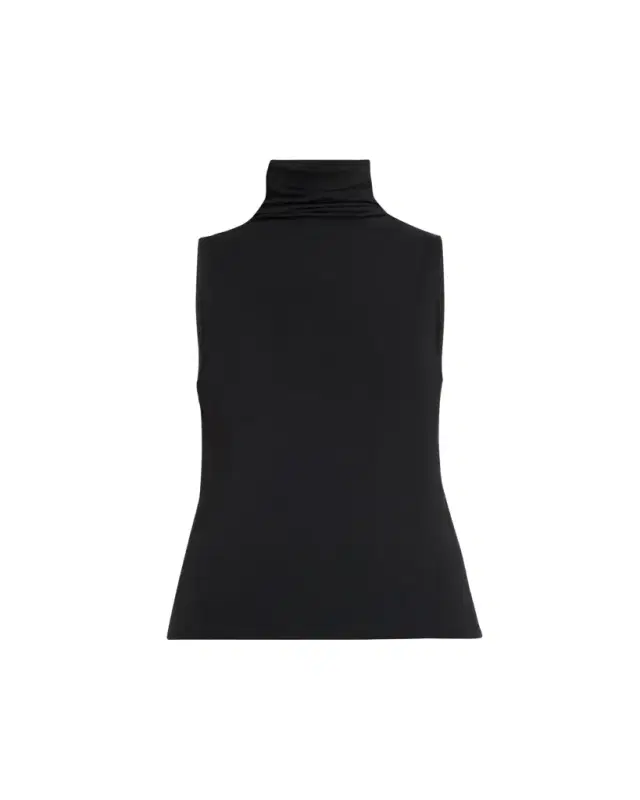 Vince Sleeveless Turtleneck Top