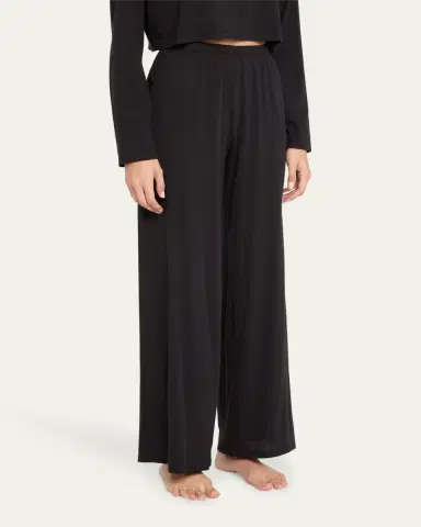Andine Soleil Straight-Leg Cotton Lounge Pants | Thumbnail 4